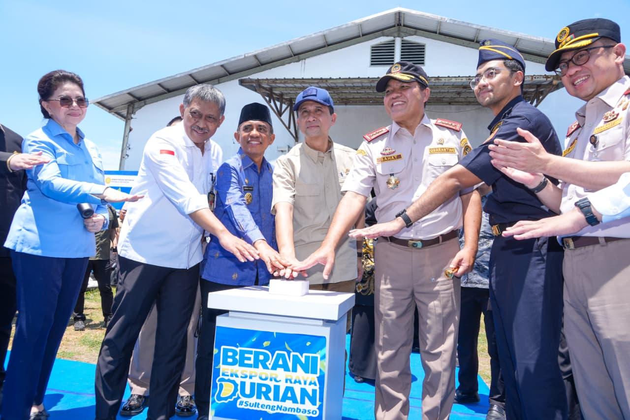 Barantin Lepas Ekspor 459 Ton Durian Asal Sulawesi Tengah Ke Tiongkok Senilai Rp42,5 Miliar 