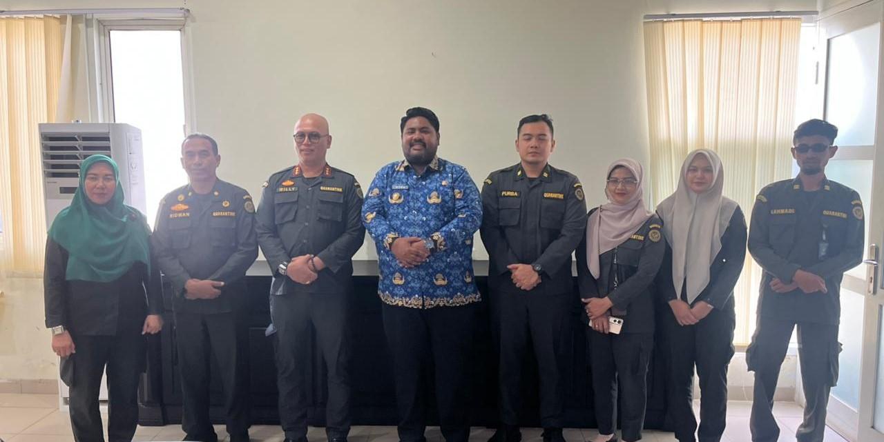 Perkuat sinergi karantina maluku gelar audiensi bersama wakil bupati kabupaten seram bagian timur terkait peraturan perkarantinaan