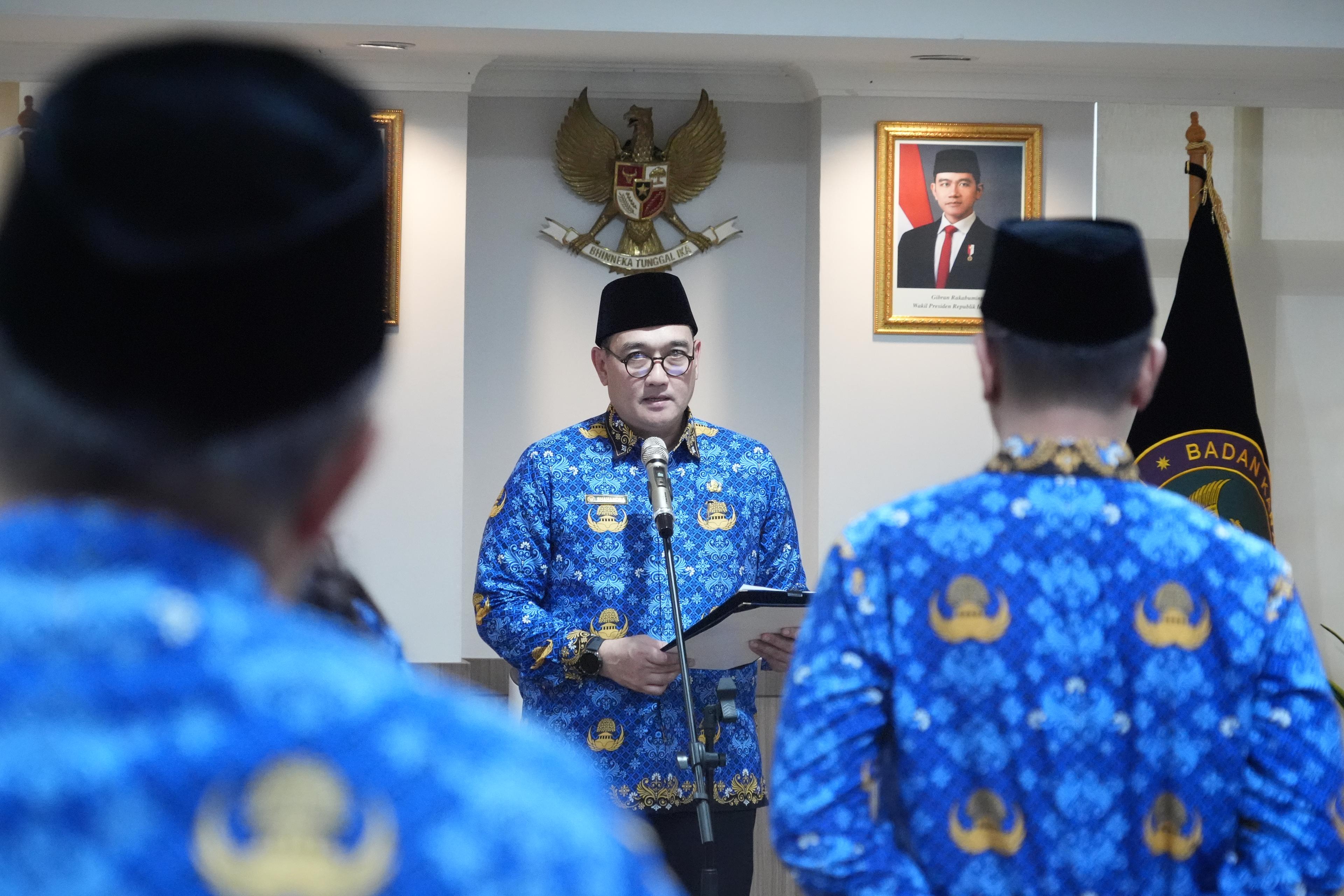Pelantikan Lingkup Badan Karantina Indonesia