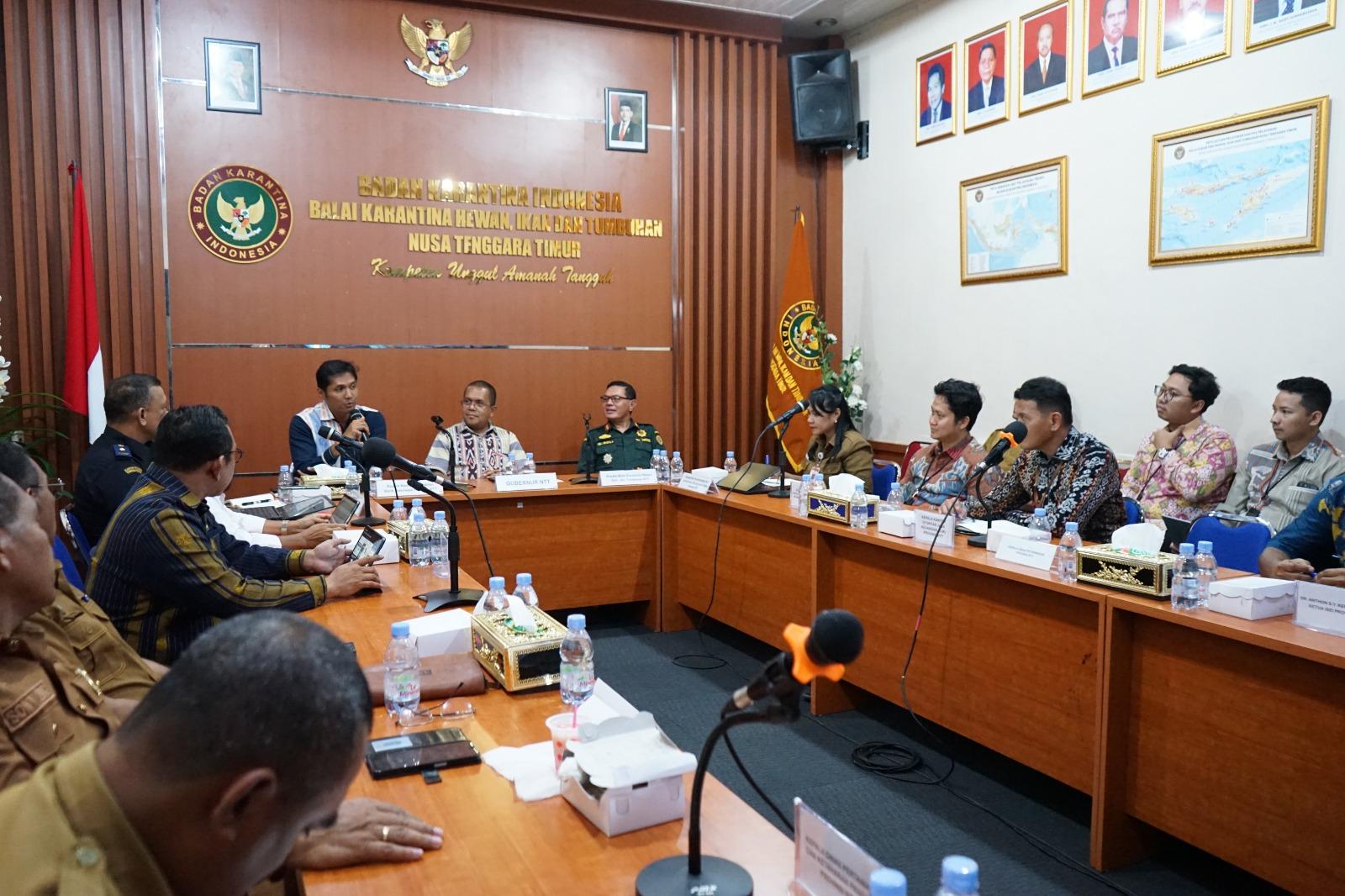 Rakor Ekonomi, Karantina NTT Dorong Pertumbuhan Ekonomi Daerah