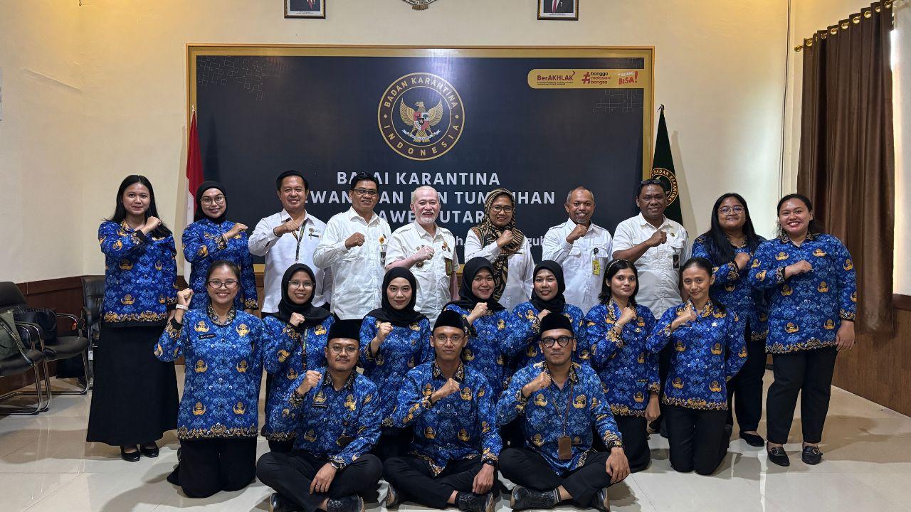 Resmi dilantik! 20 PNS baru siap perkuat SDM Karantina Sulawesi Utara: Perlindungan Maksimal Pelayanan Optimal