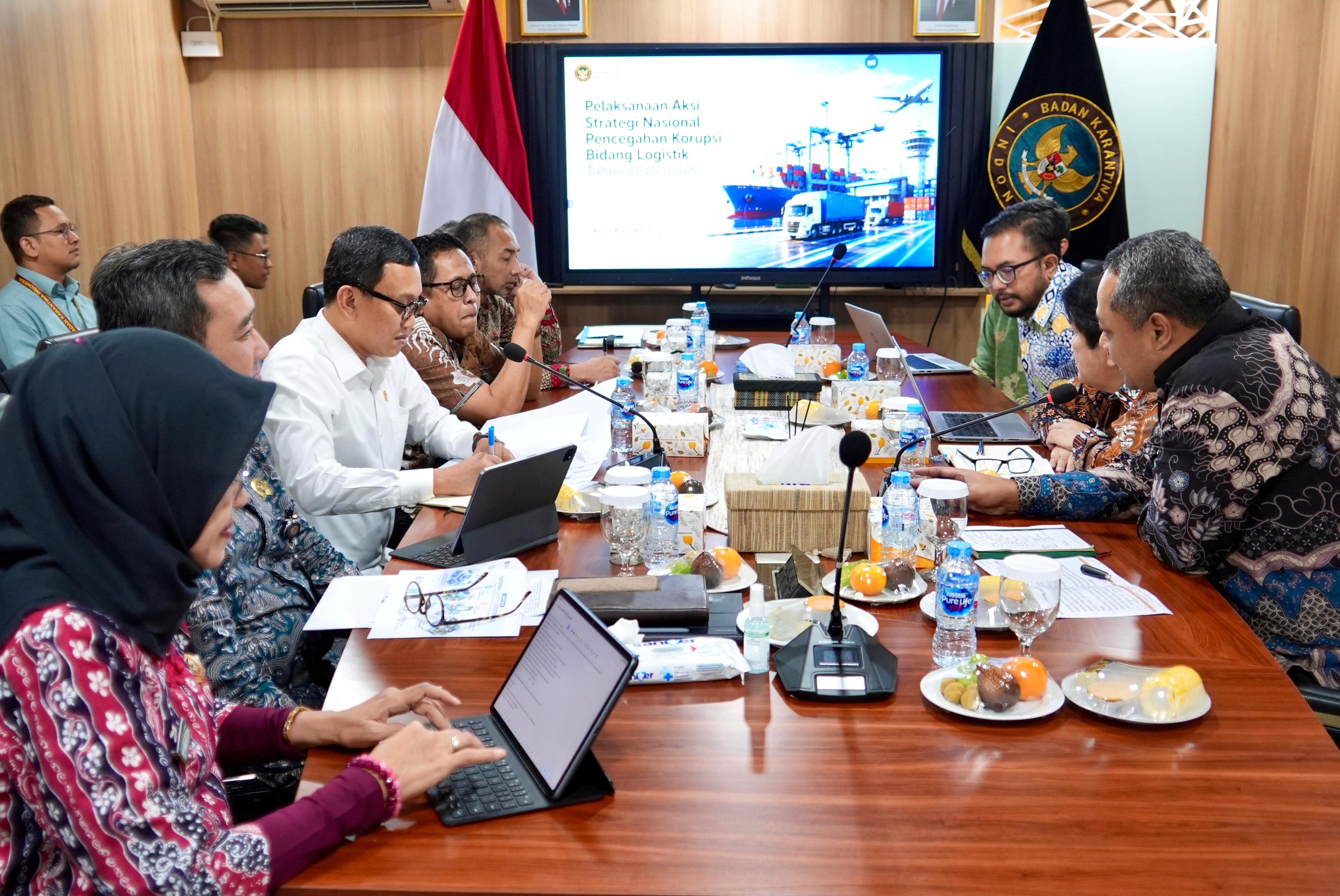 Barantin Perkuat Tata Kelola Logistik, Bidik Nol Celah Korupsi