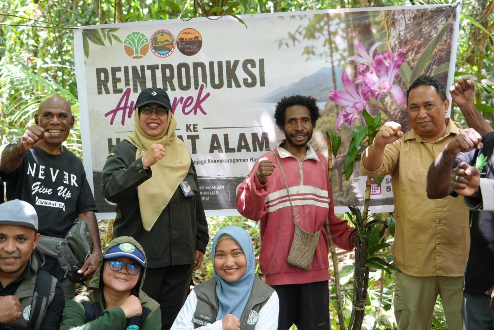 Sukses, Flora dan Fauna Endemik Papua Kembali Ke Rumahnya