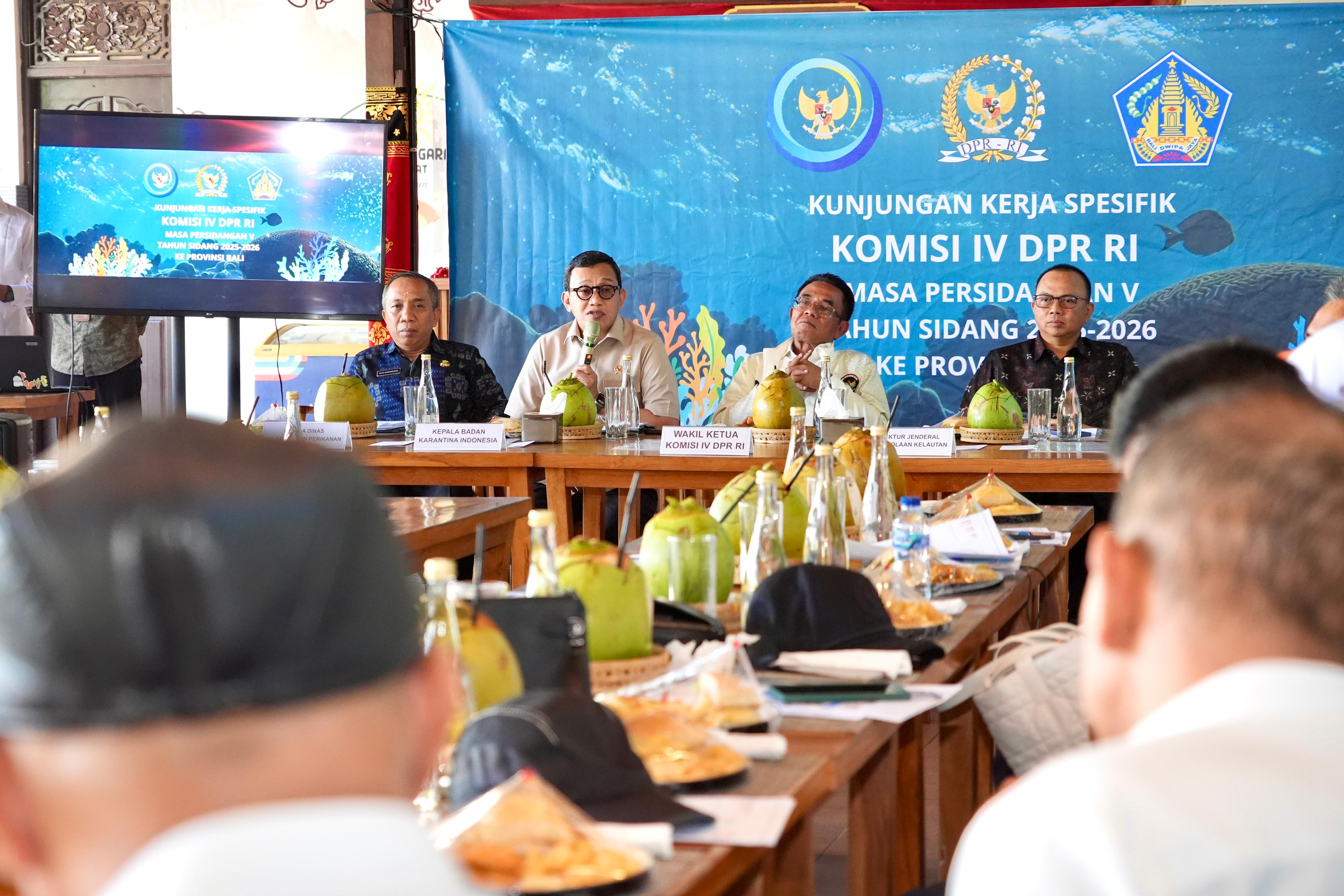 Bersama Komisi IV DPR, Barantin Dukung Budidaya Terumbu Karang Berbasis Masyarakat di Bali