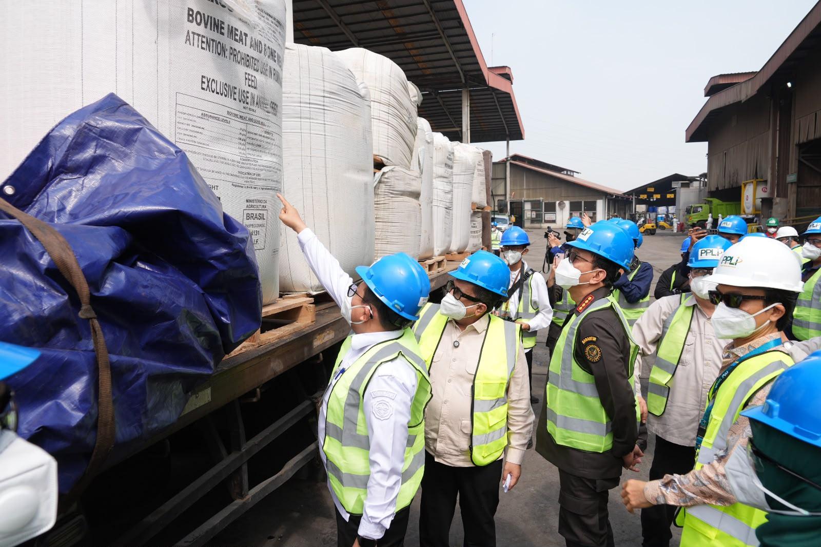Lindungi Ketenangan Batin Masyarakat, Barantin Musnahkan 312 Ton Bahan Baku Pakan Terkontaminasi Babi Dari Brasil