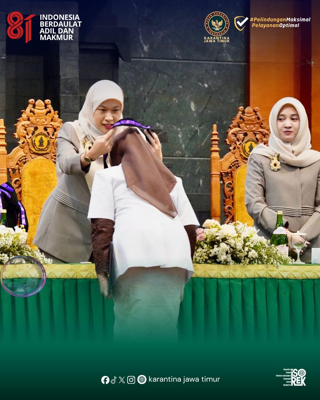 Merajut Kolaborasi, Menjaga Negeri : Karantina Jawa Timur Dukung Lahirnya Insan Dokter Hewan Profesional